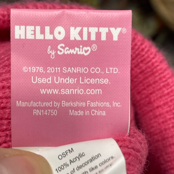 Vintage Sanrio  hello kitty beanie cap winter - Picture 7 of 7